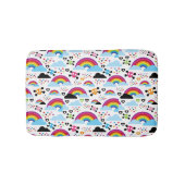 Achtergrond van de leemte van de regenboogbek badmat (Voorkant)