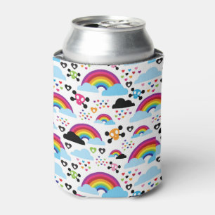 Achtergrond van de leemte van de regenboogbek blikjeskoeler
