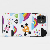 Achtergrond van de leemte van de regenboogbek Case-Mate iPhone case (Achterkant (horizontaal))