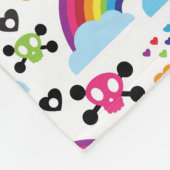 Achtergrond van de leemte van de regenboogbek fleece deken (Hoek)