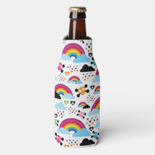 Achtergrond van de leemte van de regenboogbek flesjeskoeler