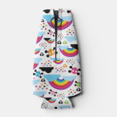 Achtergrond van de leemte van de regenboogbek flesjeskoeler (Achterkant)