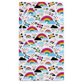 Achtergrond van de leemte van de regenboogbek klein cadeauzakje (Achterkant)