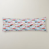 Achtergrond van de leemte van de regenboogbek lichaamskussen (Achterkant)