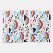 Achtergrond van de leemte van de regenboogbek theedoek (Horizontaal)