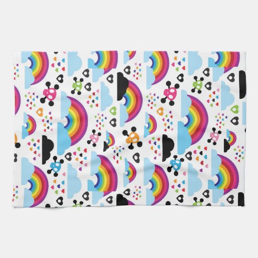 Achtergrond van de leemte van de regenboogbek theedoek (Horizontaal)
