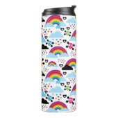 Achtergrond van de leemte van de regenboogbek thermosbeker (Gedraaid links)