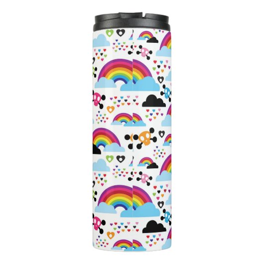 Achtergrond van de leemte van de regenboogbek thermosbeker (Achterkant)