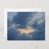 Achtergrond van de lucht met wolken. briefkaart (Voorkant / Achterkant)