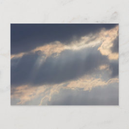 Achtergrond van de lucht met wolken. briefkaart