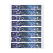 Achtergrond van de ruimte met sterren (Vel)