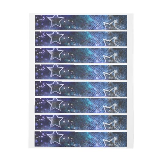 Achtergrond van de ruimte met sterren (Vel)