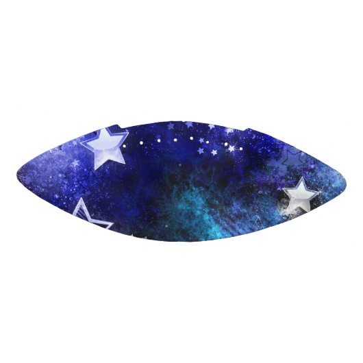 Achtergrond van de ruimte met sterren american football (Paneel)