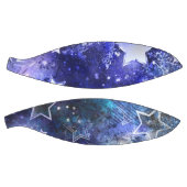 Achtergrond van de ruimte met sterren basketbal (Panelen)