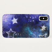 Achtergrond van de ruimte met sterren Case-Mate iPhone case (Achterkant (horizontaal))