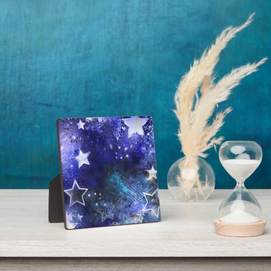 Achtergrond van de ruimte met sterren fotoplaat (Insitu)