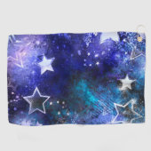Achtergrond van de ruimte met sterren golfhanddoek (Horizontaal)