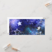 Achtergrond van de ruimte met sterren kaart (Voorkant / Achterkant in situ)