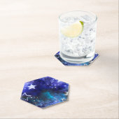 Achtergrond van de ruimte met sterren kartonnen onderzetters (Insitu)