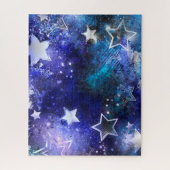 Achtergrond van de ruimte met sterren legpuzzel (Verticaal)