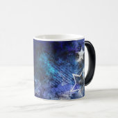 Achtergrond van de ruimte met sterren magische mok (Voorkant rechts)