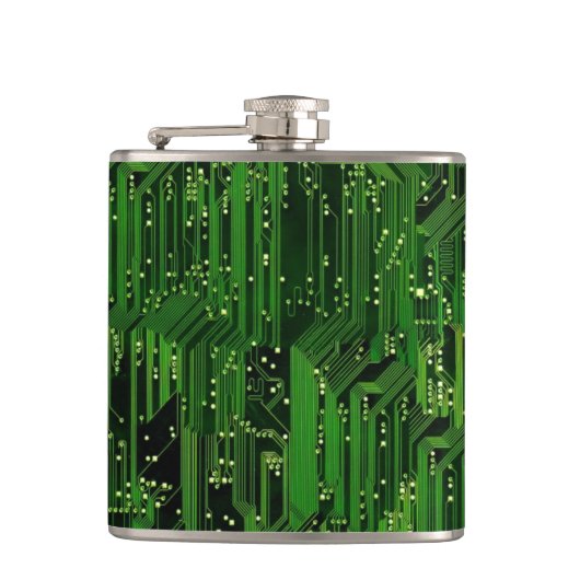 Achtergrond van de schakelplank heupfles (Voorkant)