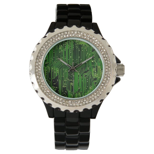Achtergrond van de schakelplank horloge (Voorkant)