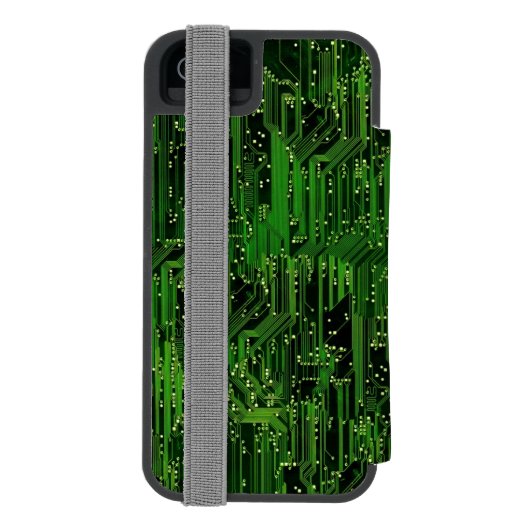 Achtergrond van de schakelplank incipio iPhone portemonnee hoesje (Agenda Achterkant)