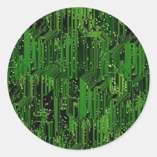 Achtergrond van de schakelplank ronde sticker