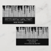 Achtergrond van de Sound Bar voor pixels Visitekaartje (Voorkant / Achterkant)