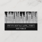 Achtergrond van de Sound Bar voor pixels Visitekaartje (Voorkant)