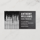 Achtergrond van de Sound Bar voor pixels Visitekaartje (Voorkant)