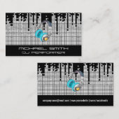 Achtergrond van de Sound Bar voor pixels Visitekaartje (Voorkant / Achterkant)