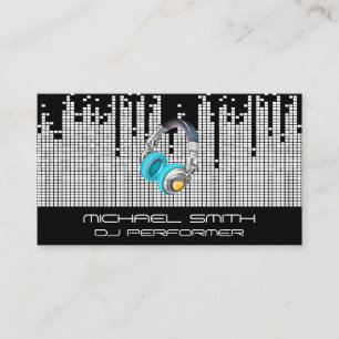 Achtergrond van de Sound Bar voor pixels Visitekaartje