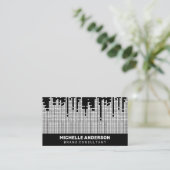 Achtergrond van de Sound Bar voor pixels Visitekaartje (Staand voorkant)