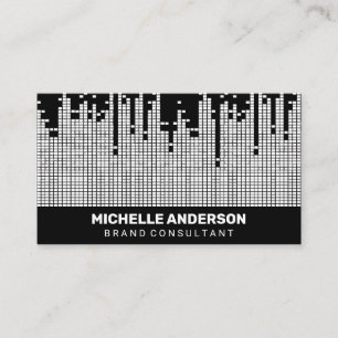 Achtergrond van de Sound Bar voor pixels Visitekaartje