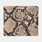 achtergrond van de structuur van de slangenhuid fleece deken (Voorkant (Horizontaal))