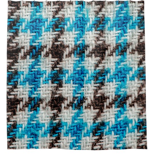 Achtergrond van de textuur van de flannelstof. douchegordijn (Voorkant)