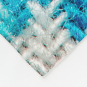 Achtergrond van de textuur van de flannelstof. fleece deken (Hoek)