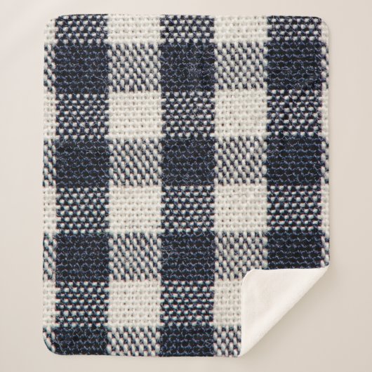 Achtergrond van de textuur van de flannelstof. sherpa deken (Voorkant)