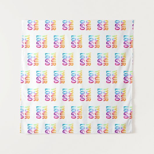 Achtergrond van de videoconferentie van het bedrij wandkleed (Voorkant (horizontaal))