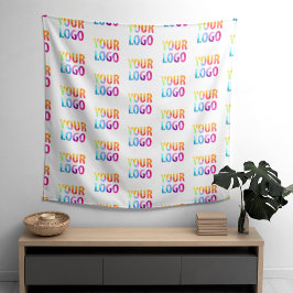 Achtergrond van de videoconferentie van het bedrij wandkleed