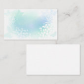 Achtergrond van de Waterverf van vlinder en Floral Visitekaartje (Voorkant / Achterkant)