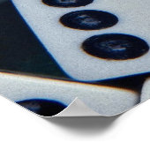 Achtergrond van dobbelsteen poster (Hoek)