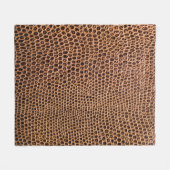 achtergrond van donker leder fleece deken (Voorkant (Horizontaal))