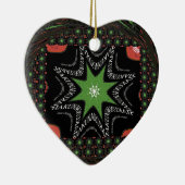 Achtergrond van draaitromen keramisch ornament (Rechts)