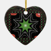 Achtergrond van draaitromen keramisch ornament (Voorkant)