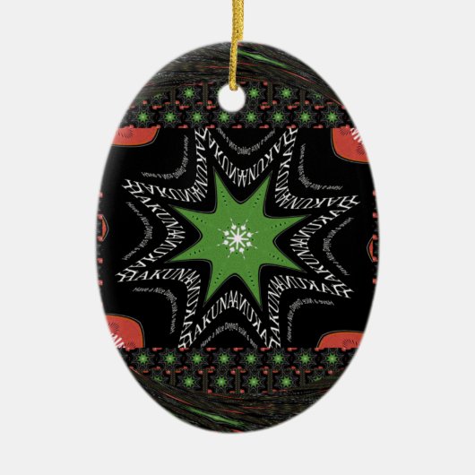 Achtergrond van draaitromen keramisch ornament (Voorkant)