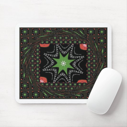 Achtergrond van draaitromen muismat (Met muis)