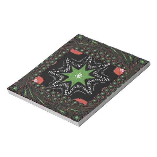 Achtergrond van draaitromen notitieblok (Linkerzijde)